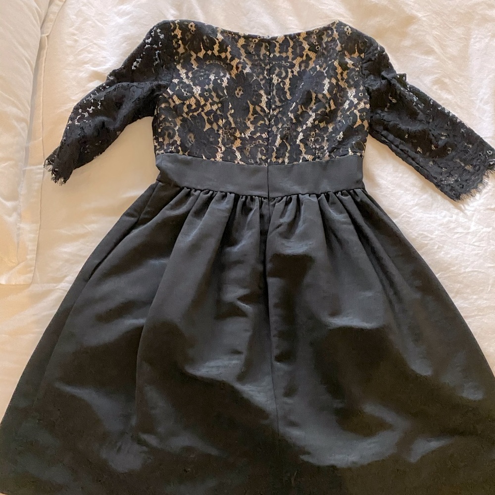 Eliza J Lace and Faille Flare Dress - Picture 2 of 4